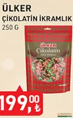 ÜLKER ÇİKOLATİN İKRAMLIK ÇİKOLATA 250 G - BAYRAM ŞEKERİ/ÇİKOLATASI ÜLKER ÇİKOLATİN İKRAMLIK ÇİKOLATA 250 G - BAYRAM ŞEKERİ/ÇİKOLATASI